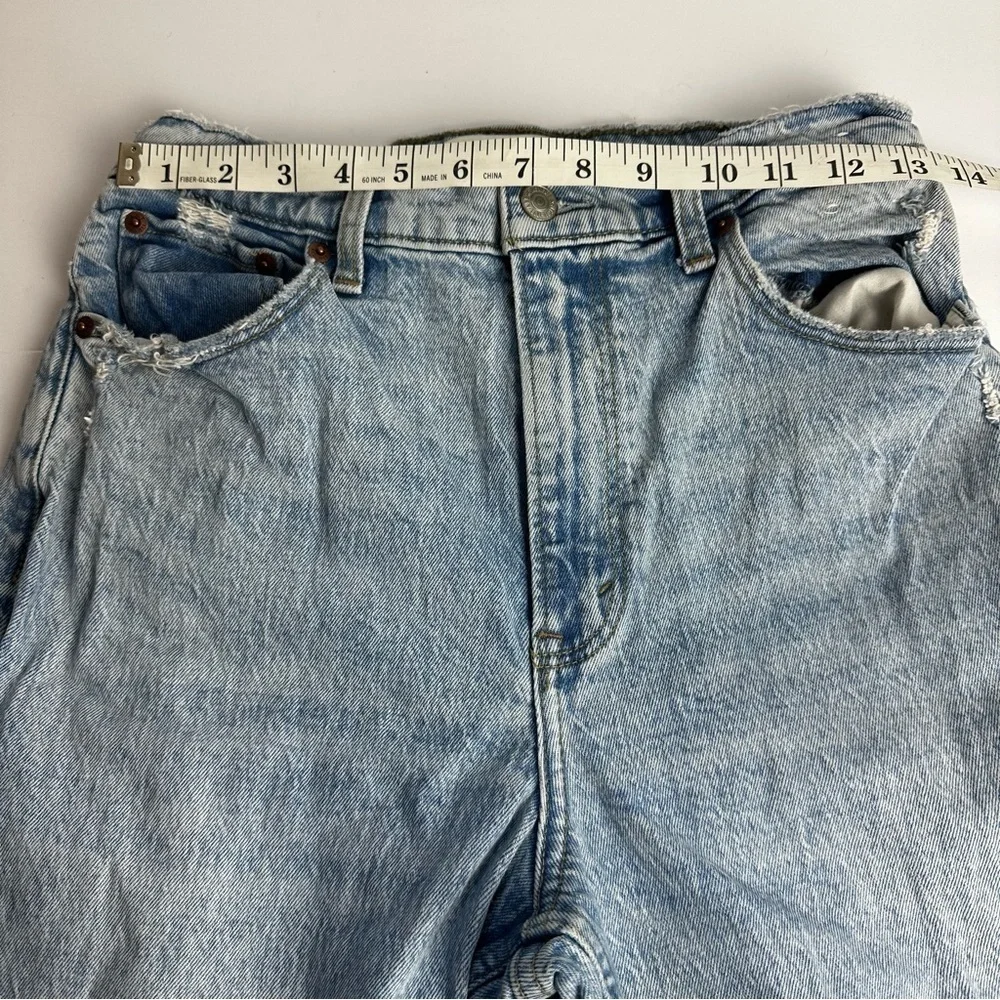 Abercrombie & Fitch The 90's Straight Ultra High Rise Jeans Women's Size 8 R Y2K